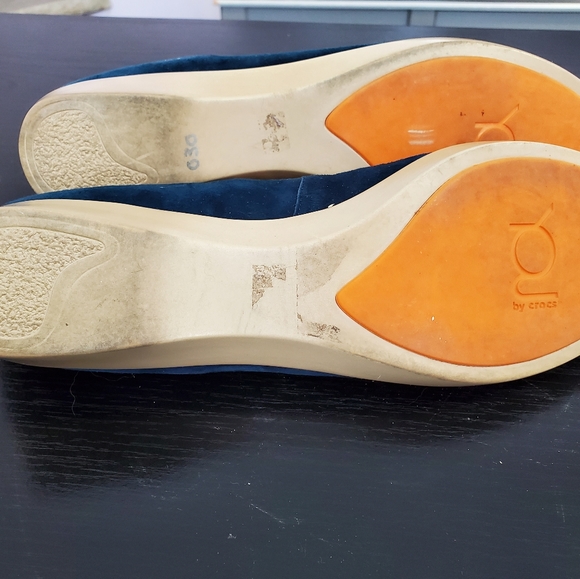 Suede platform shoes with mary jane strap - Picture 5 of 6